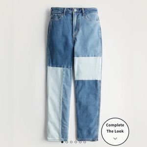 NWT!!! ULTRA HIGH-RISE PATCHWORK MOM JEANS size 11-R